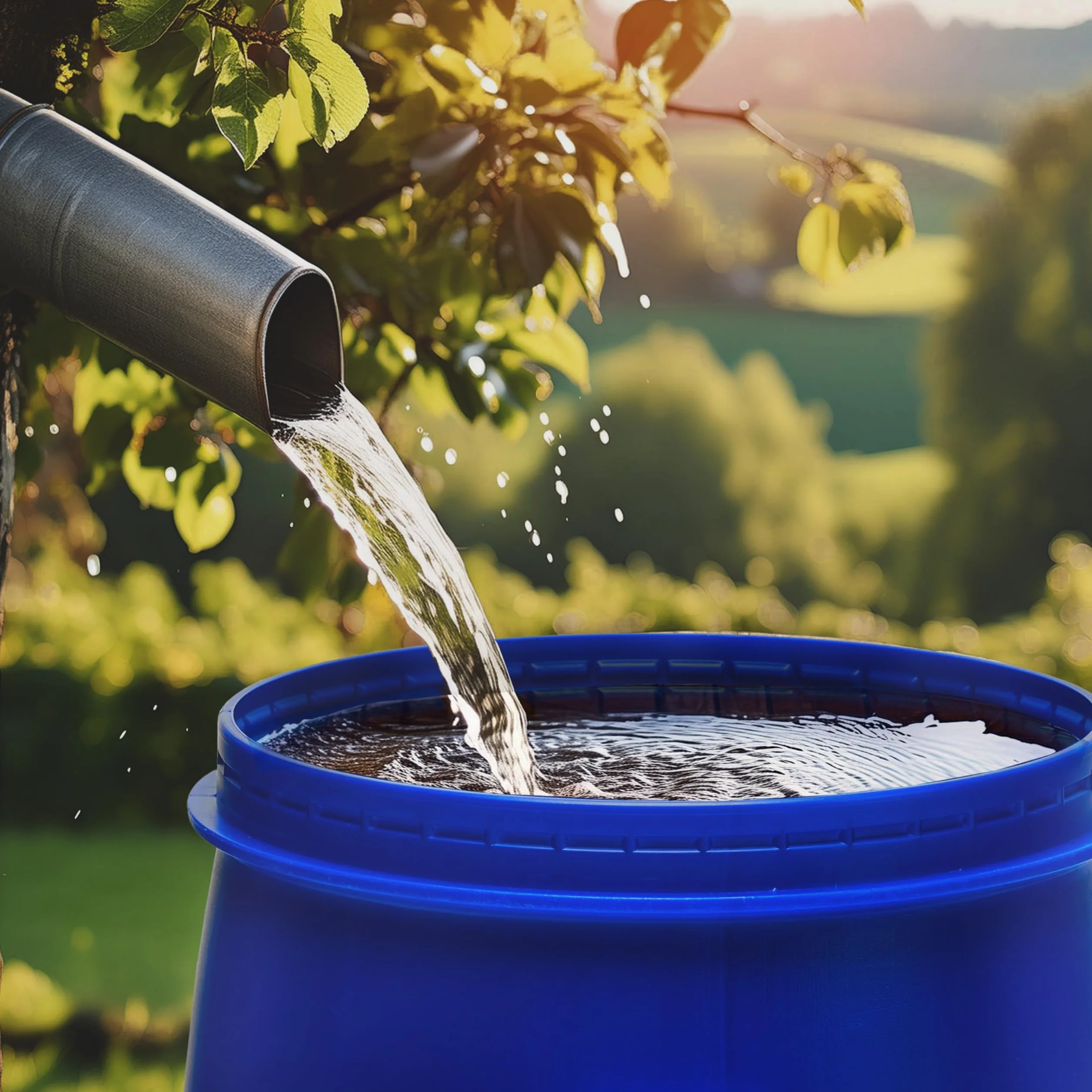 Garronda Set 2x 60 Liter Deckelfass Weithalsfass aus HDPE Regenfass für Garten Fass 60l Wassertonne Futtertonne Wasserbehälter Universalfass Wasserfass Lebensmittelfass Wassertank GD-0122, Weiß