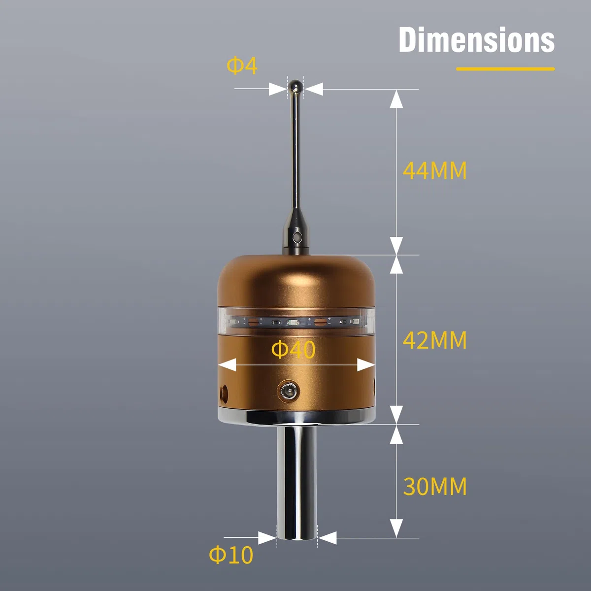 CNCTOPBAOS 3D-Licht-CNC-Kantenfinder zum Finden der Schreibtischmitte, hohe Präzision, 0,01 mm X, Y, Z-Achse, drei Koordinatenmessungen, Zentrierstange, CNC-Fräsmaschine, Sonde, Werkzeug,