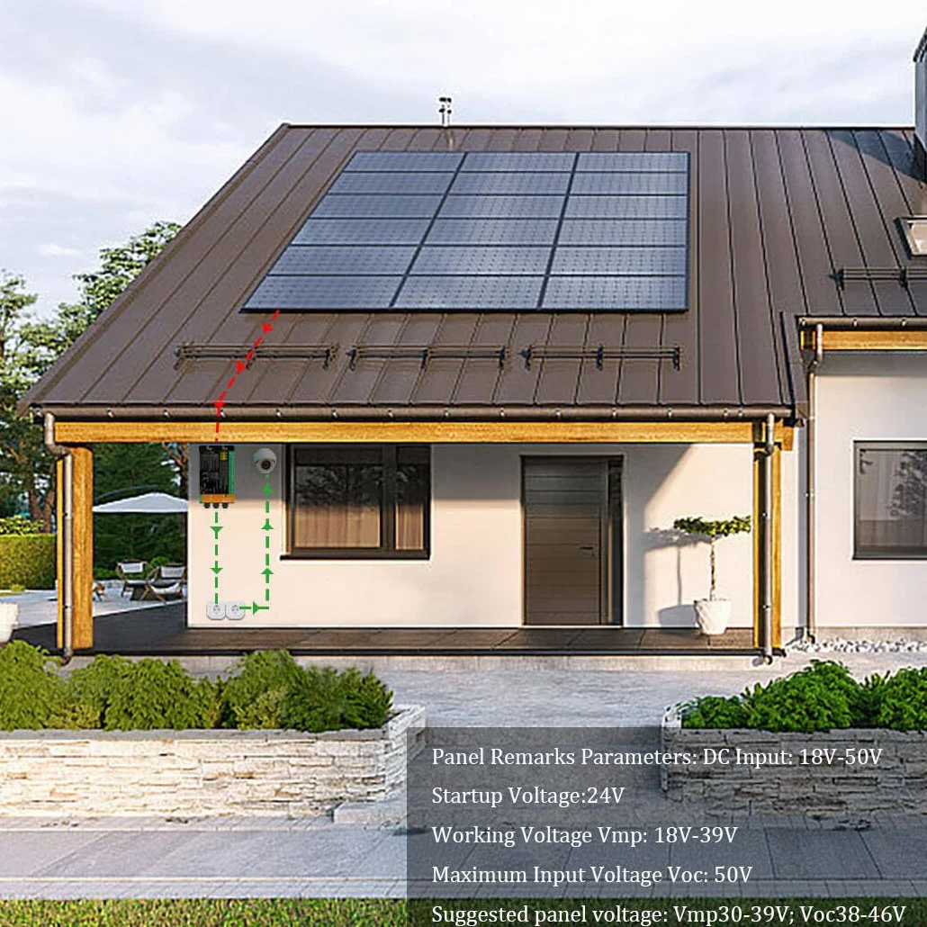Y&H 700W Solar Grid Tie Inverter DC26-46V zu AC230V Reiner Sinus-Mikro-Wechselrichter