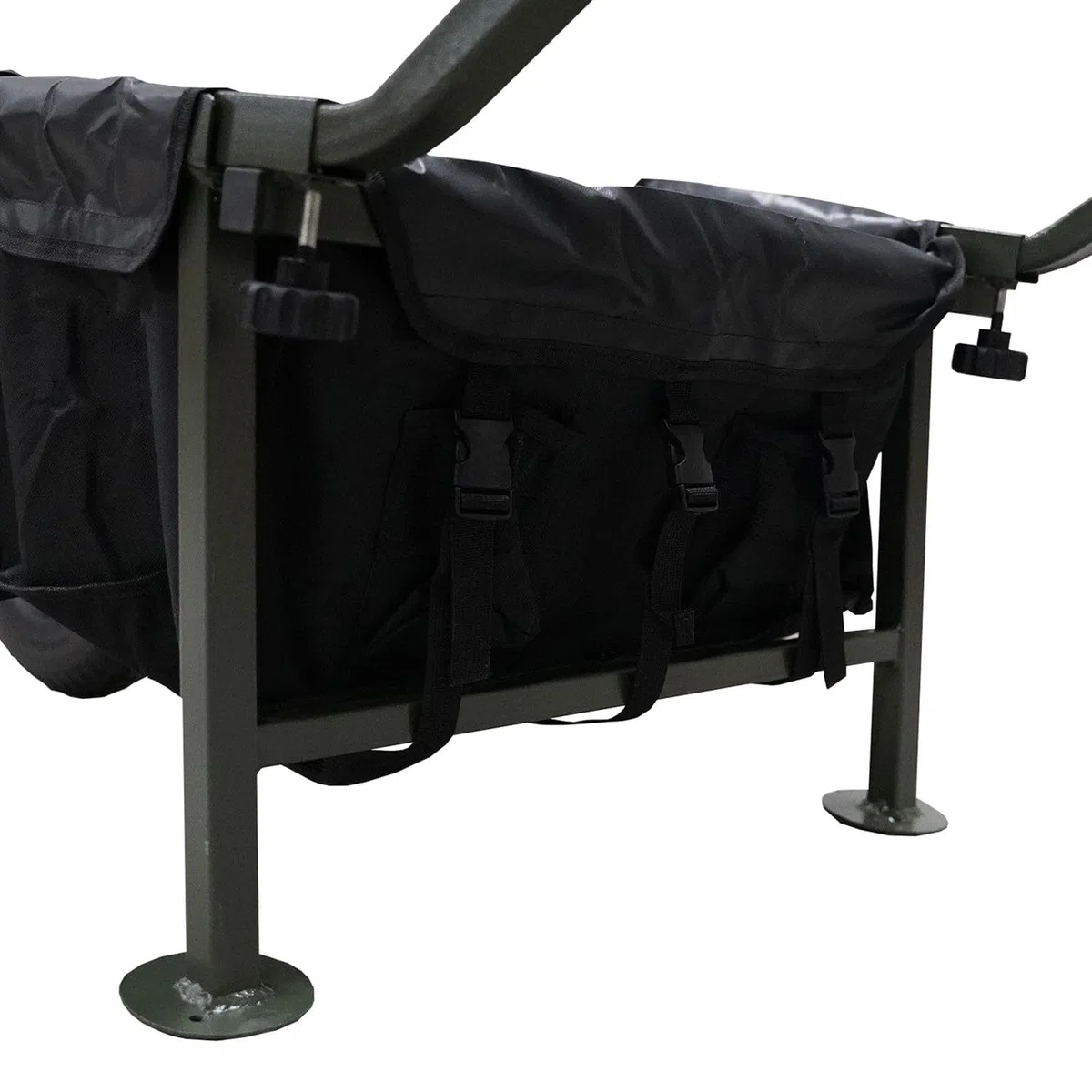 Carp Trolley MK II – Wendiger Angel-Transportwagen bis 75kg – Längenverstellbare Ladefläche & Luftbereifung – Inklusive Gepäcktasche – Klappbares Stahlrohrgestell