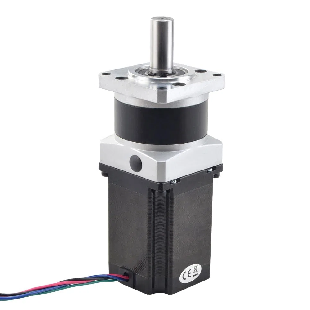 STEPPERONLINE Nema 23 Schrittmotor L=76mm Getriebeübersetzung 10:1 30arcmin MG Serie Planetengetriebe