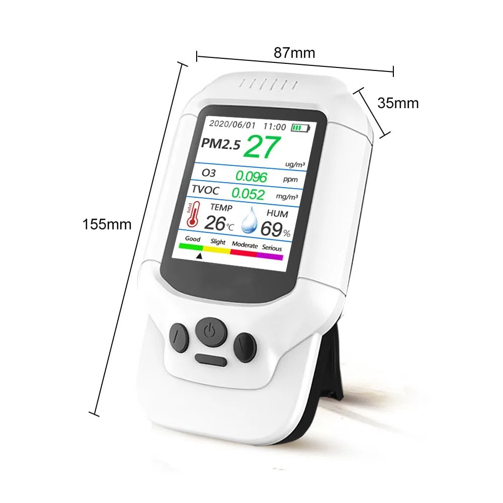Neuer tragbarer Ozondetektor, multifunktional, intelligent, O3-Ozonmessgerät, Gassensor-Analysator