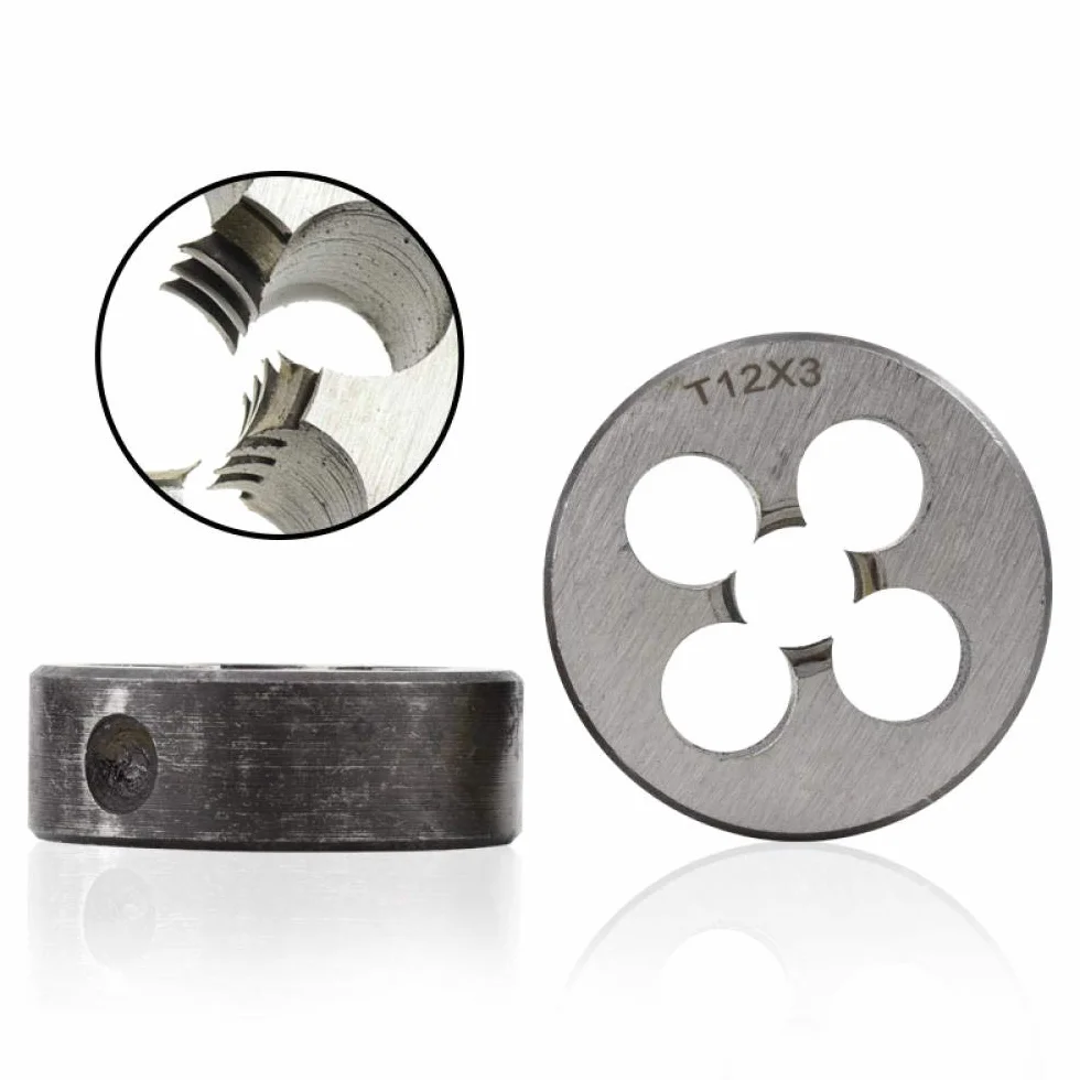 2 stücke Linkshänder HSS Trapezgewinde Tap und Die Set TR8 TR10 TR12 TR14 TR16 TR16 Metrische Schraube Tap-Matcher Linke Handgewinde Werkzeuge-Tr14x2.