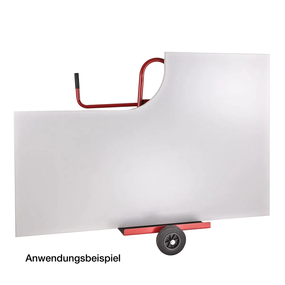 DEMA Plattenwagen DPW2 300 kg Plattentransporter Transportwagen Vollgummi | Baustellenwagen, Materialtransport, Fliesenwagen, Lastentransport, Metallrahmen, gummierte Auflage, 300 kg Tragkraft