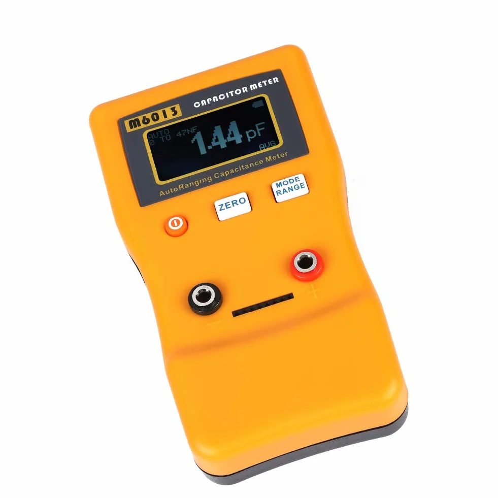 Kondensatormessgerät M6013 LCD, Kapazitätsmessgerät Messgerät Kapazitätswiderstandstester Professioneller Messtester Hochgenauer Schaltungstester