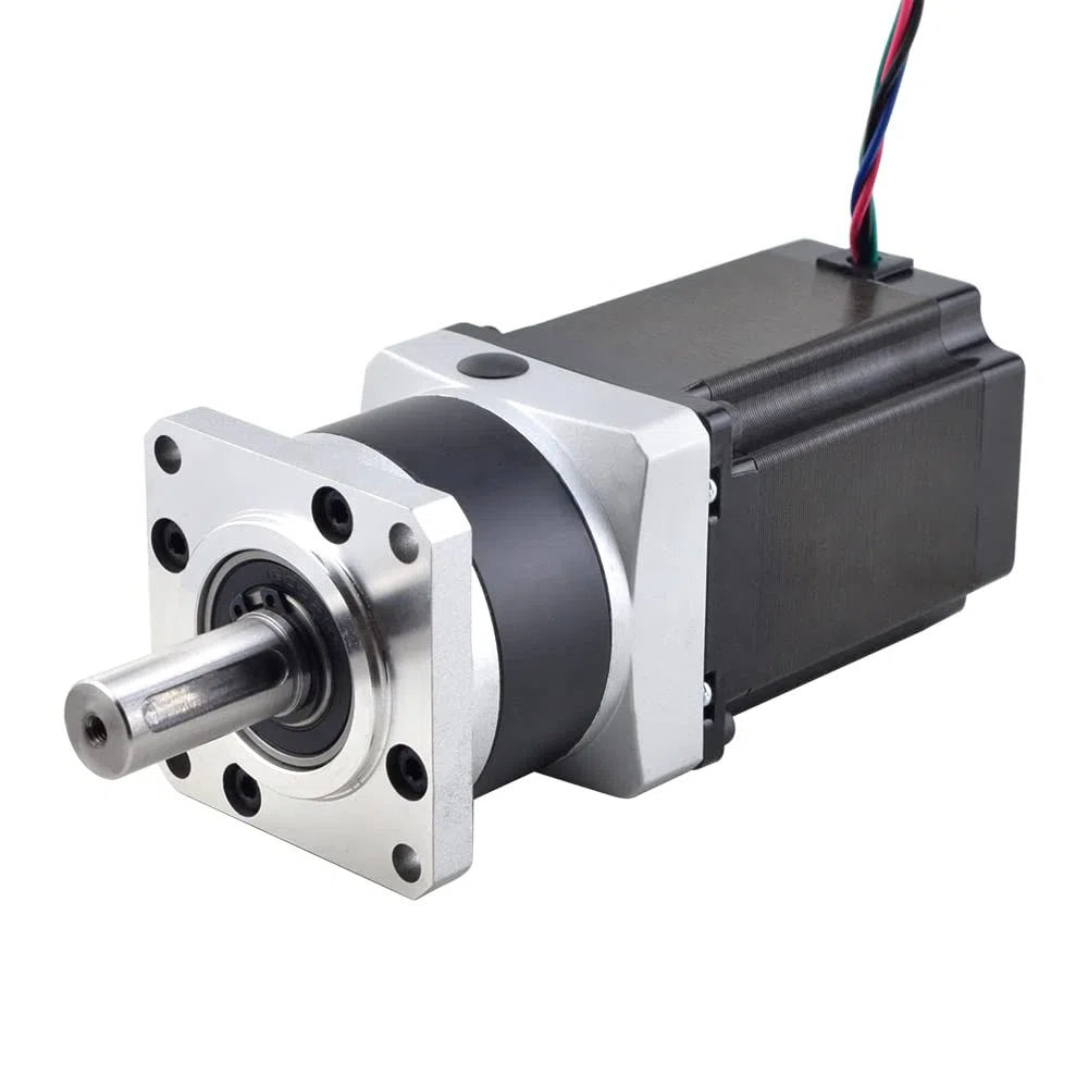 STEPPERONLINE Nema 23 Schrittmotor L=76mm Getriebeübersetzung 10:1 30arcmin MG Serie Planetengetriebe