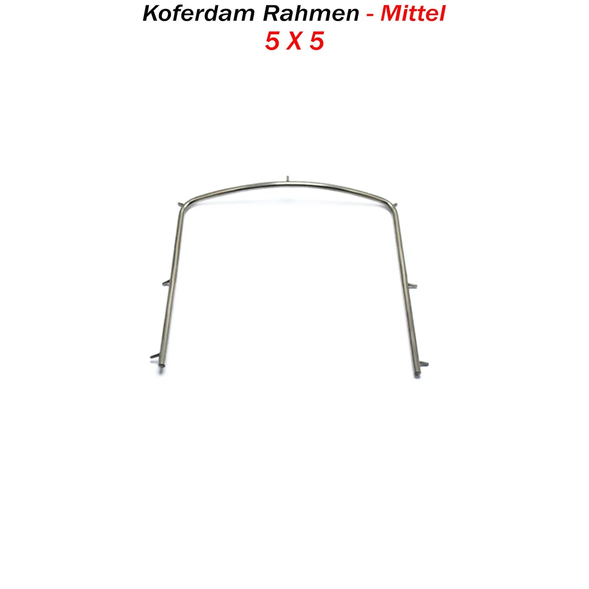 Kofferdam Rahmen Mittel 5X5 Edelstahl Zahnarzt Instrumente