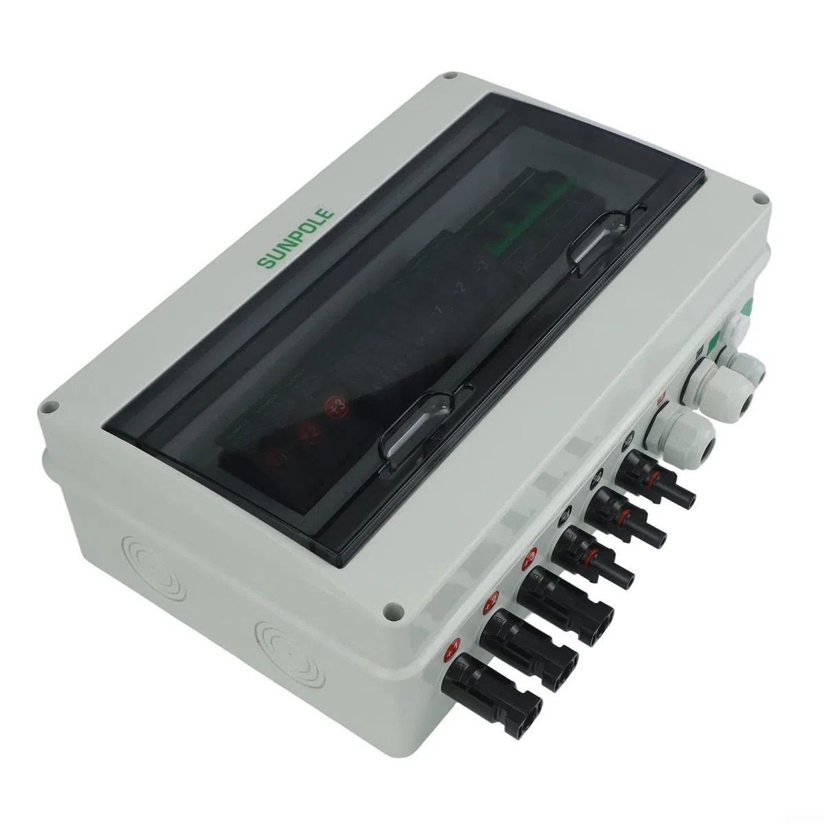 3 In 1 Out 1000 V Solar PV Combiner Box für Schutz, IP65 wasserdicht, DC-Verbindungskasten für Photovoltaik-Anlagen im Außenbereich