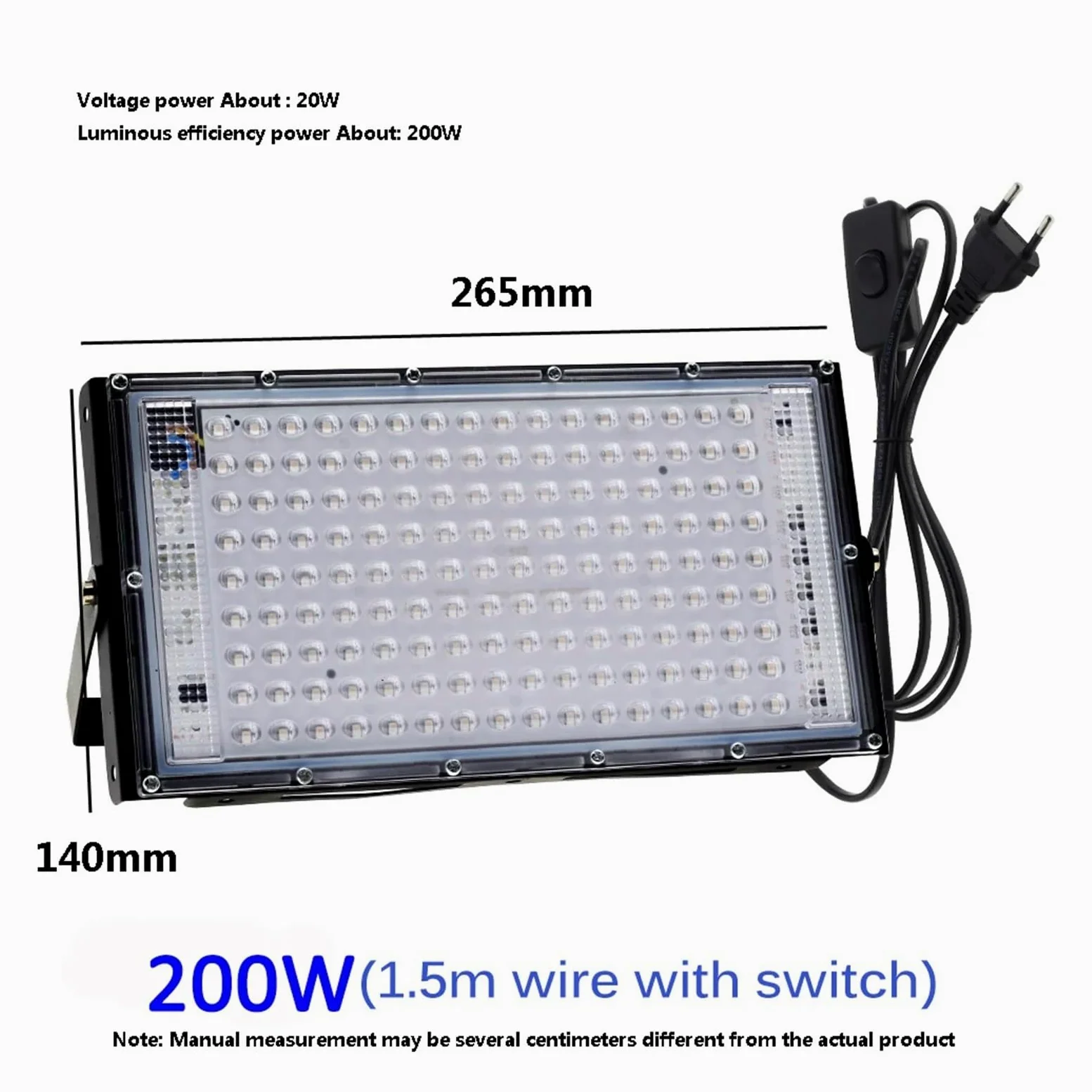 LED 100W/300W Violettlicht 365nm UV-Härtungslampe 395nm Fluoreszenz-Detektionslampe Schattenlose Klebstoff-UV-Härtungslampe Grünes Ölharz(405nm,200W)