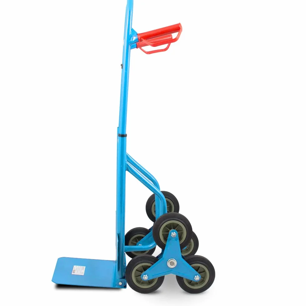 Bituxx Treppenkarre Sackkarre Treppe Treppensackkarre 200kg Treppensteiger Stapelkarre Klappbar Hartreifen