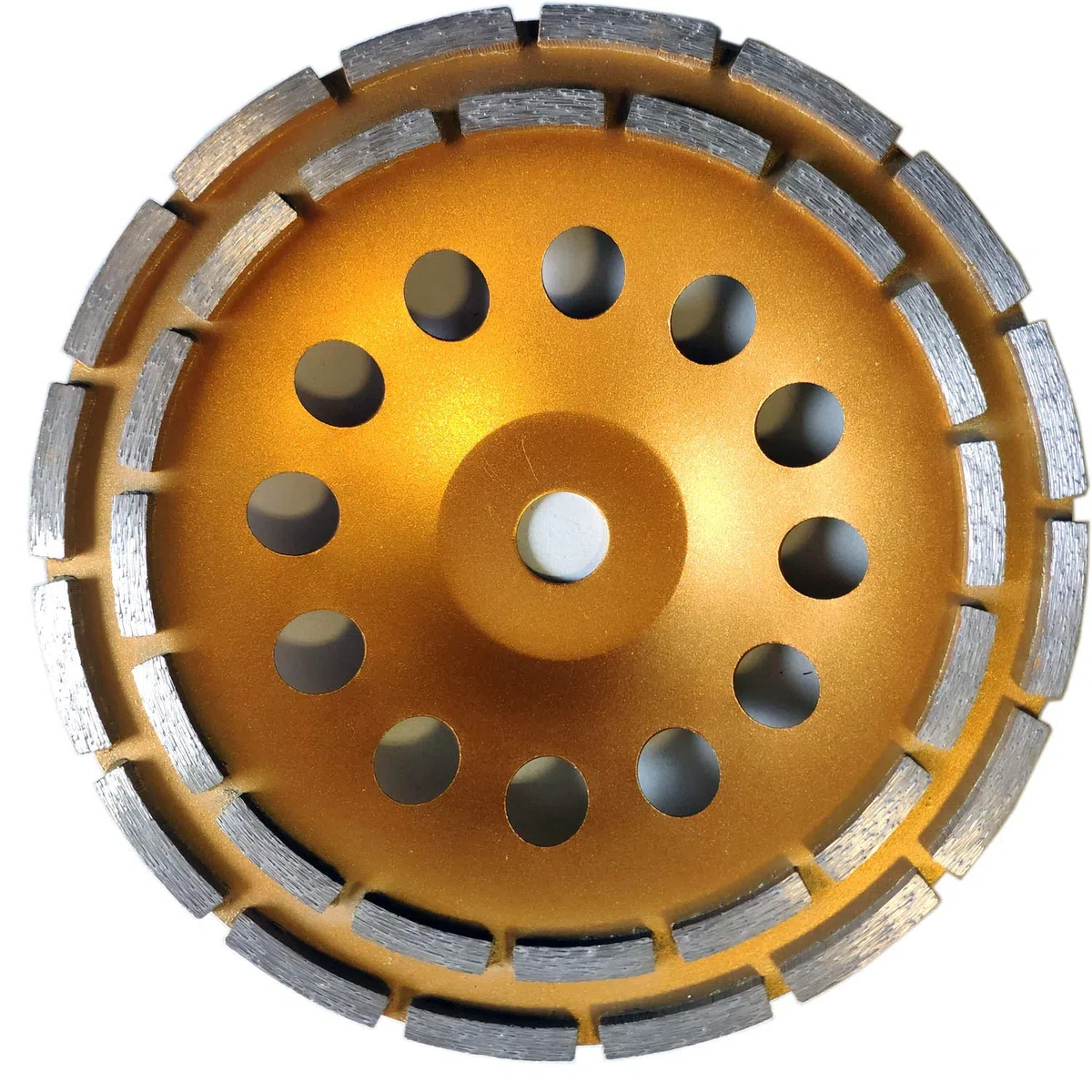 Diamantschleifteller Schleifscheiben Ø 115-230 mm 22.23mm Loch Schleiftopf mit Doppel Zahn (Doppel Zahn DM 230 mm)