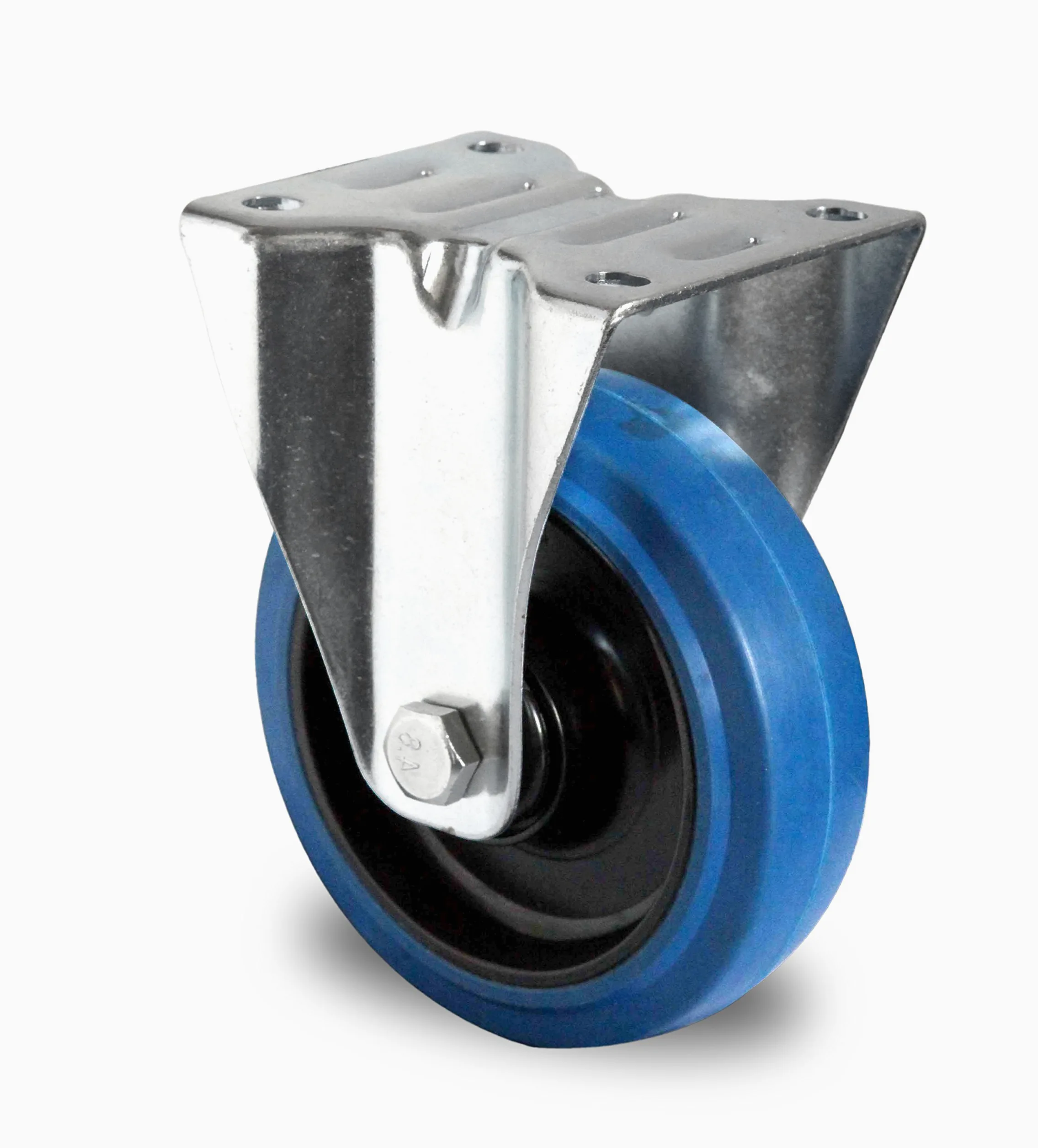 1 Satz Blue Wheels Lenkrollen 200mm 400kg/Rolle NEU Bock/FS