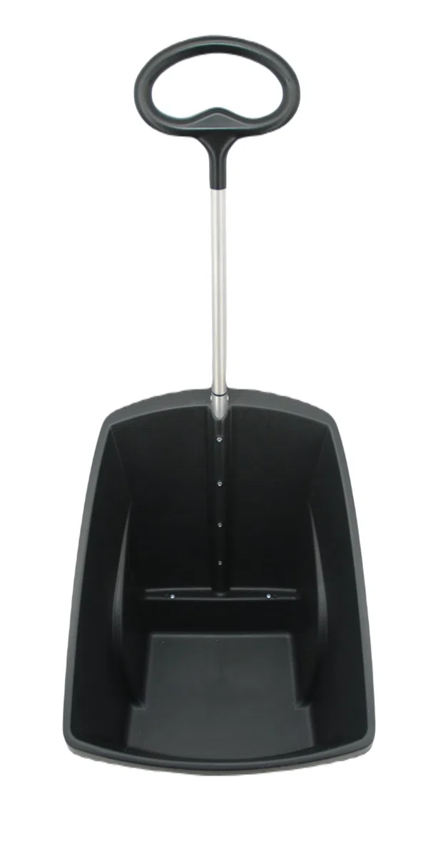 Gartenwagen Schubkarre 67 Liter Tragfähigkeit: 50 kg Gartenkarre Handwagen Handwagen Schubkarre mit Vollgummirad Gartentrolley Gartenschubkarre Deichsel aus Aluminium (Schwarz)