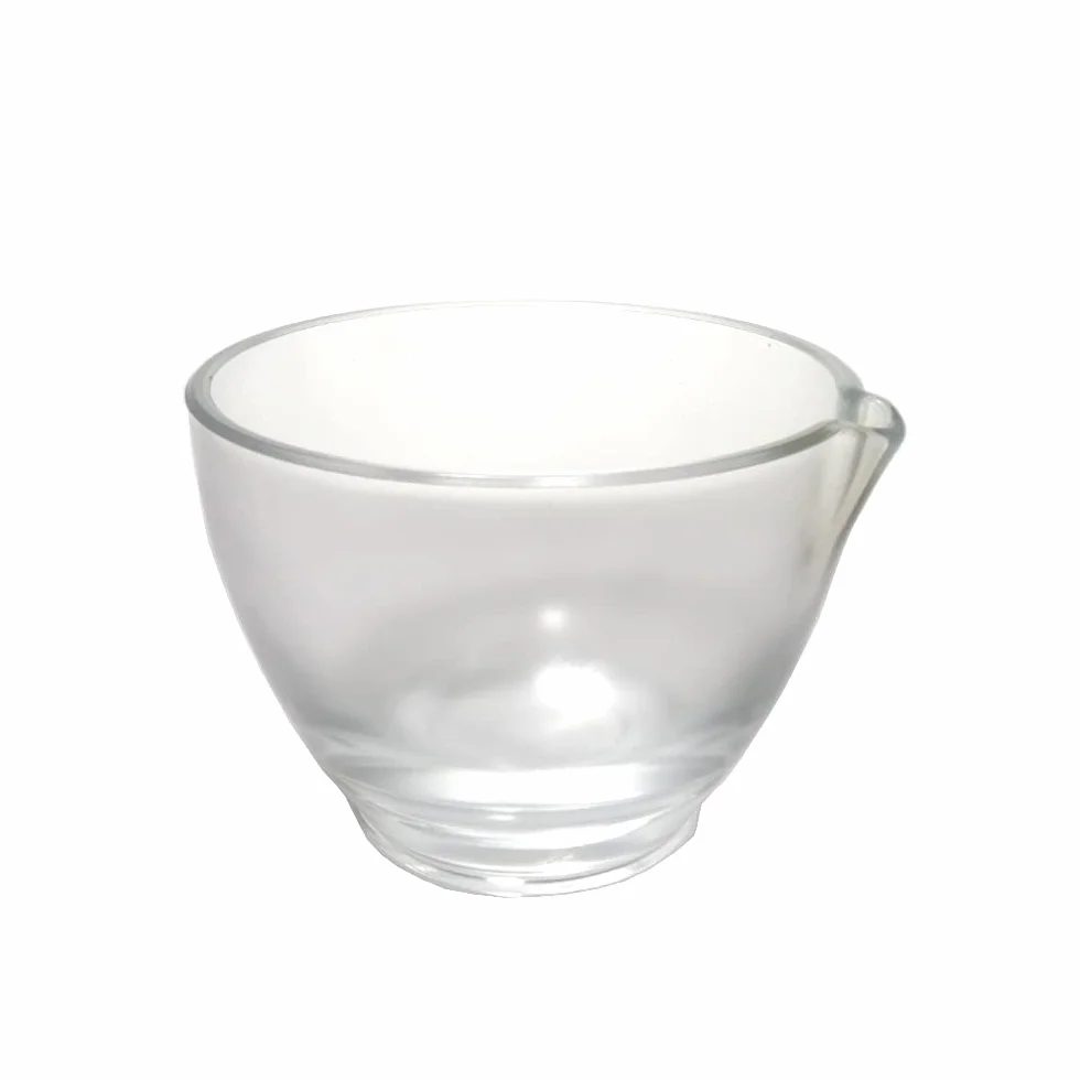 KENZIUM - Mörser mit Pistill | 500 ml | Glas | Ideal für Laboratorien