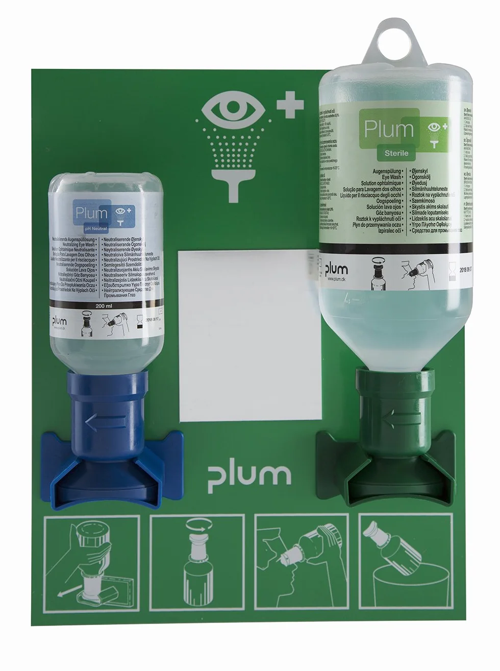 Plum 4770 Augen-Notfallstation mit 2 Flaschen