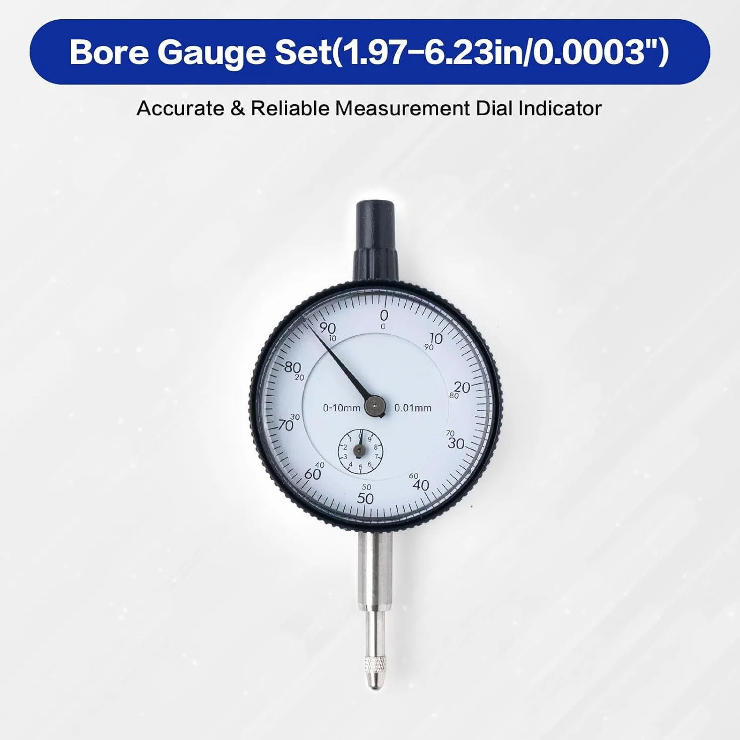 Innenmikrometer,Messuhr set 50-160mm Hohe Präzision 0.01mm,mit 12 Sonden,für Tiefe Motorzylinder Messung