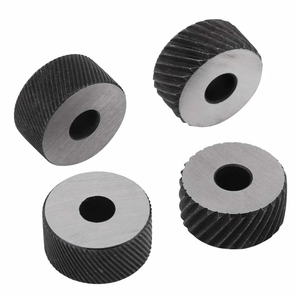 Rändelwerkzeug für drehbank, Rändelwerkzeug mit Federbelastung, 45# Kohlenstoffstahl Rändelwerkzeug mit 6 Rädern, Durchmesser 0,8 mm, 1,2 mm, 1,2 mm