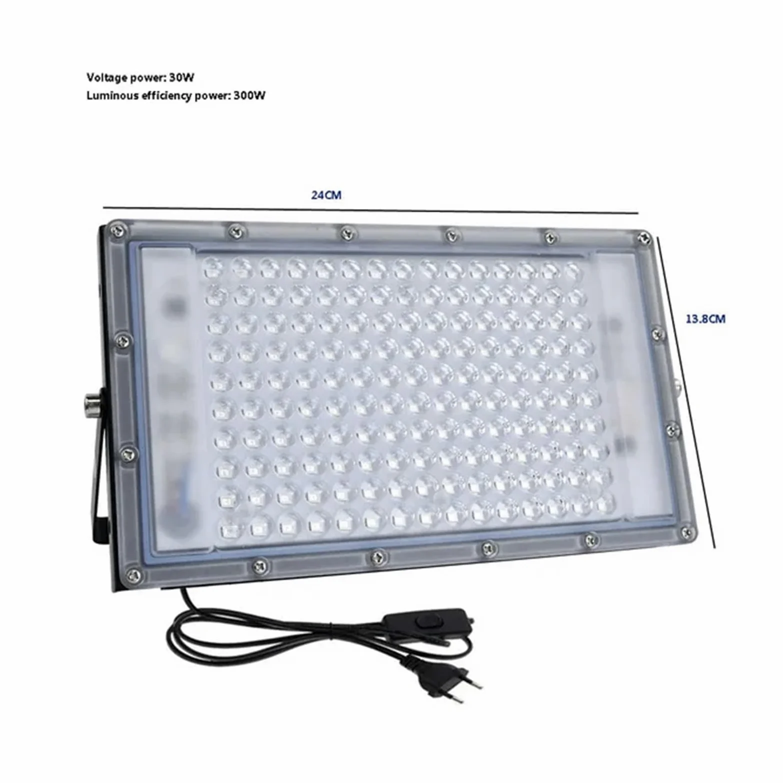 LED 100W/300W Violettlicht 365nm UV-Härtungslampe 395nm Fluoreszenz-Detektionslampe Schattenlose Klebstoff-UV-Härtungslampe Grünes Ölharz(405nm,200W)
