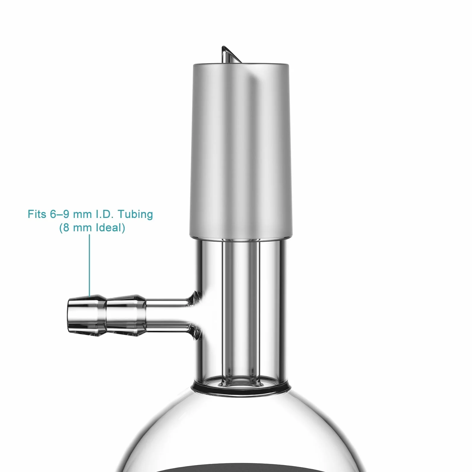 StonyLab Glas Buchner Trichter Filter, Borosilikatglas Vakuum Buchner Filtertrichter 500ml mit Mittlerer Fritte(G2), 94mm Scheibendurchmesser, 100mm Tiefe, mit 24/40 Standard-Taper-Innengelenk