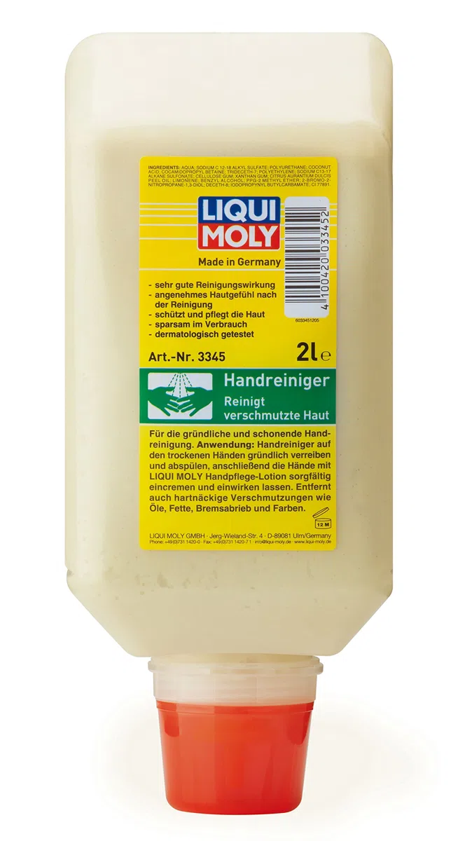 3x LIQUI MOLY 3345 Handwaschpaste Handreiniger 2L