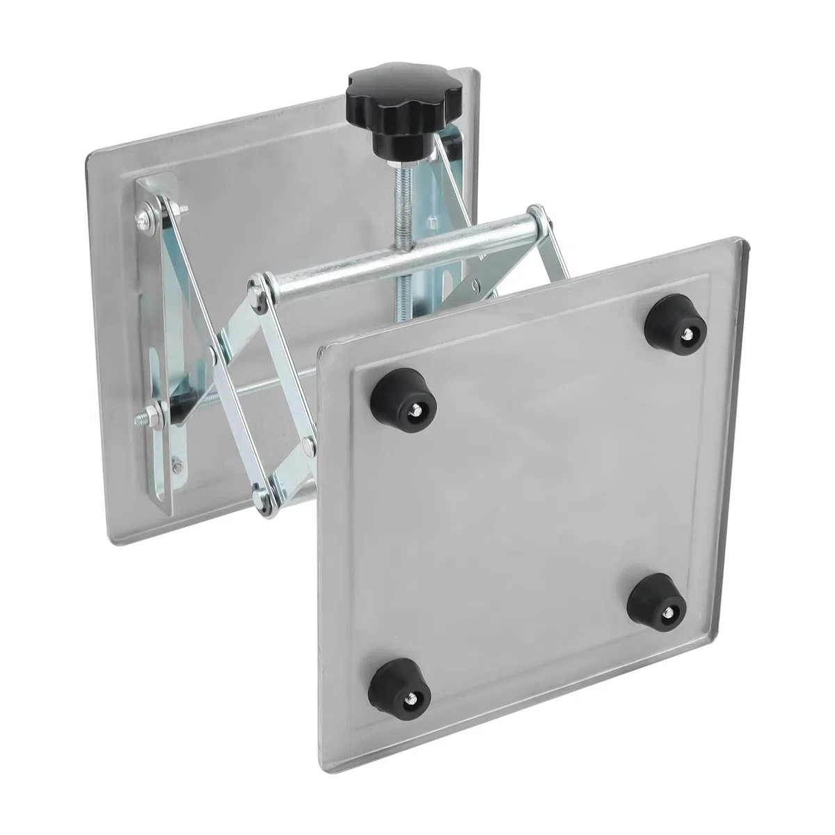 200 x 200 mm Laborscherenwagenheber, Laborwagenständer, Scherenhebebühne Hebebühne Höhe von 85 mm bis 280 mm, 1,5 kg