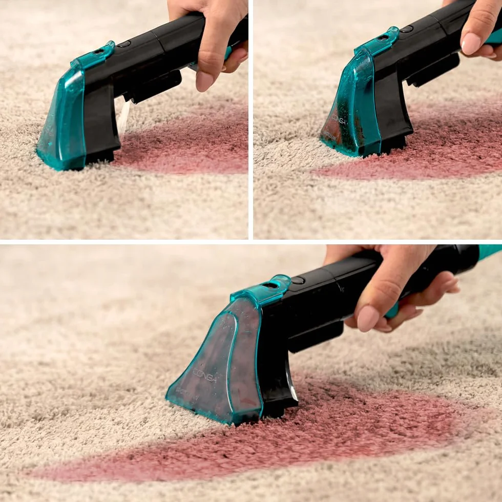 Cecotec Teppichreiniger und Staubsauger mit Kabel Conga 2000 Carpet&Spot Clean Compact. 330 W Leistung, kompaktes Design, 2 Tanks mit 800 ml und 500 ml, Sprühdüs