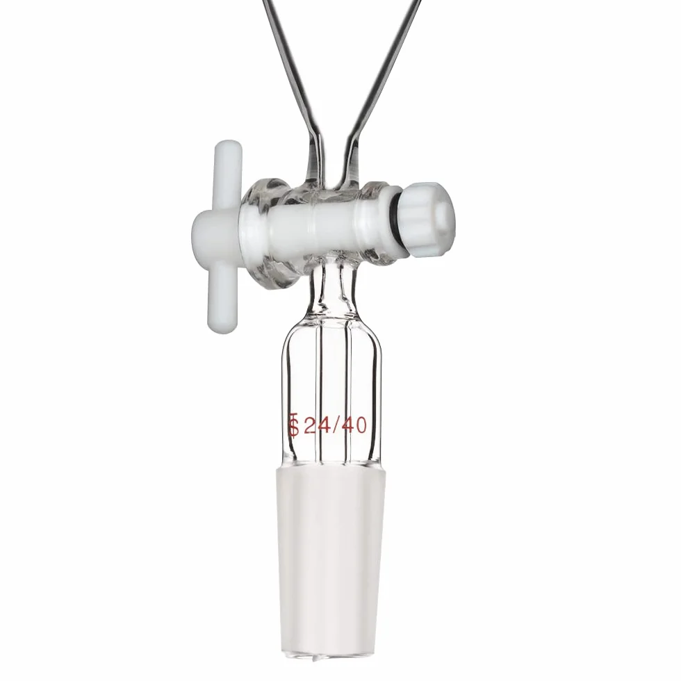 stonylab Scheidetrichter Glas, 1000 ml Separatorentrichter mit PTFE-Absperrhahn Konischer Birnenförmiger Schwerwandiger Borosilikatglas Trenntrichter mit 24/40 Fugen