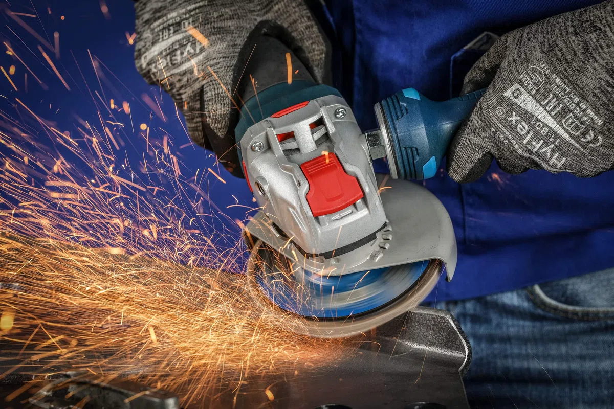 PFERD TOOLS Fächerscheibe POLIFAN POWER, 10 Stück, 125mm, Z40, X-LOCK (22,23 mm), SG STEELOX, 67784126 – für höchste Wirtschaftlichkeit durch aggressive Zerspanung