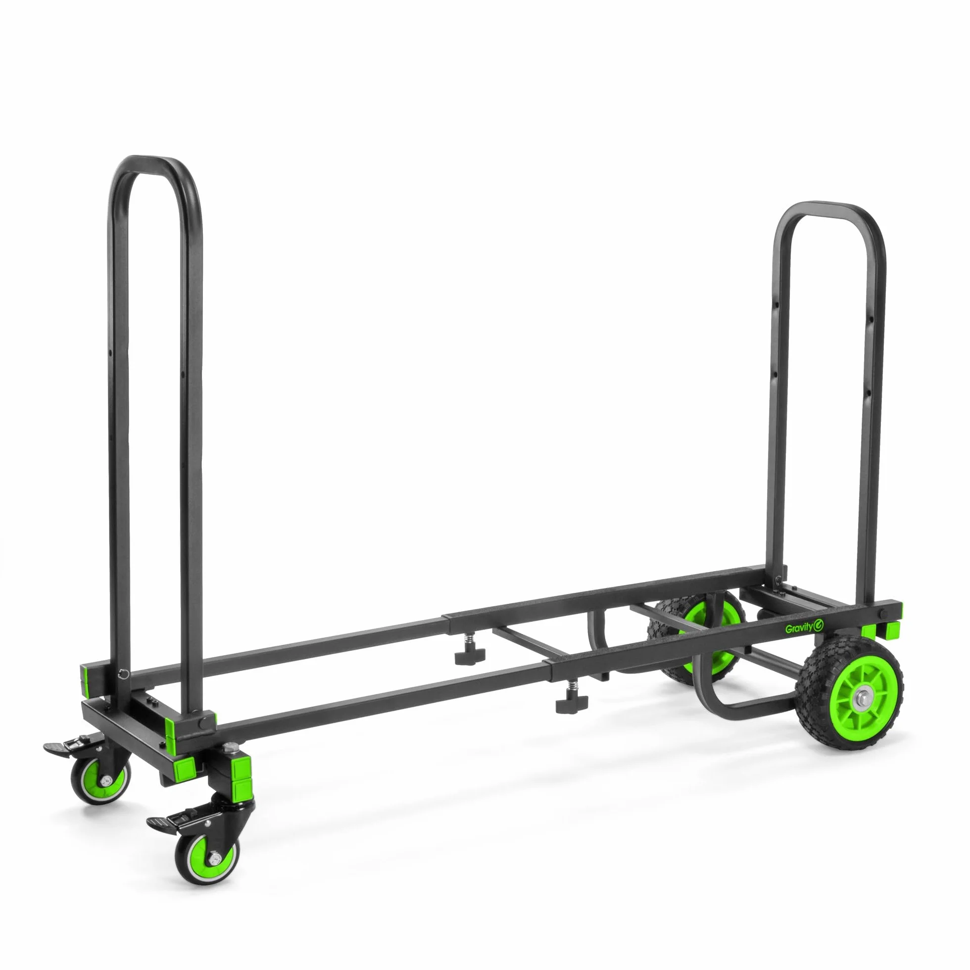 Gravity CART M 01 B - Multifunktionswagen (Mittel), Plattformwagen mit Traglast bis 150 kg, klappbar, schwarz