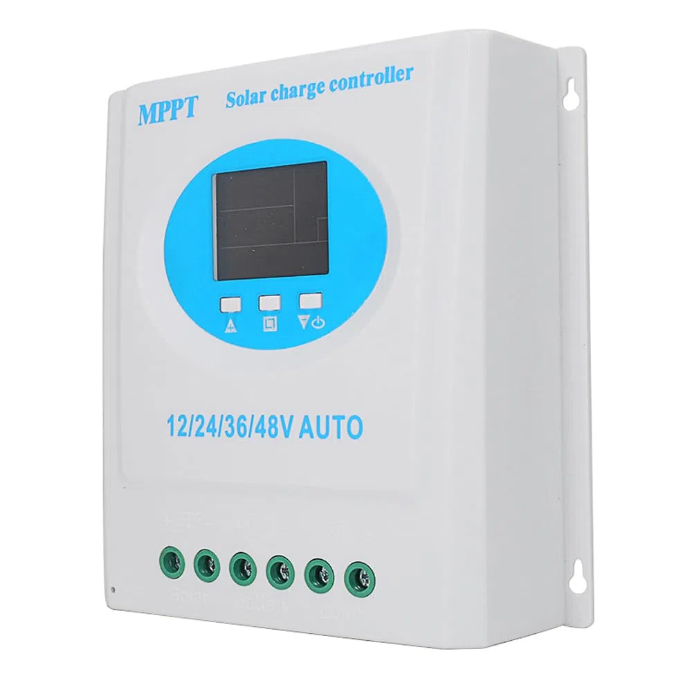 Irfora MPPT Solarladeregler 150A 12V/24V/36V/48V LCD-Display Intelligenter Batterieregler mit doppeltem USB-Ausgang für Al/Lithium-Batterie